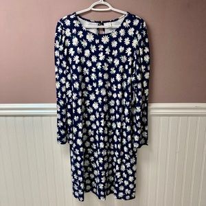 NWT Old Navy blue floral dress